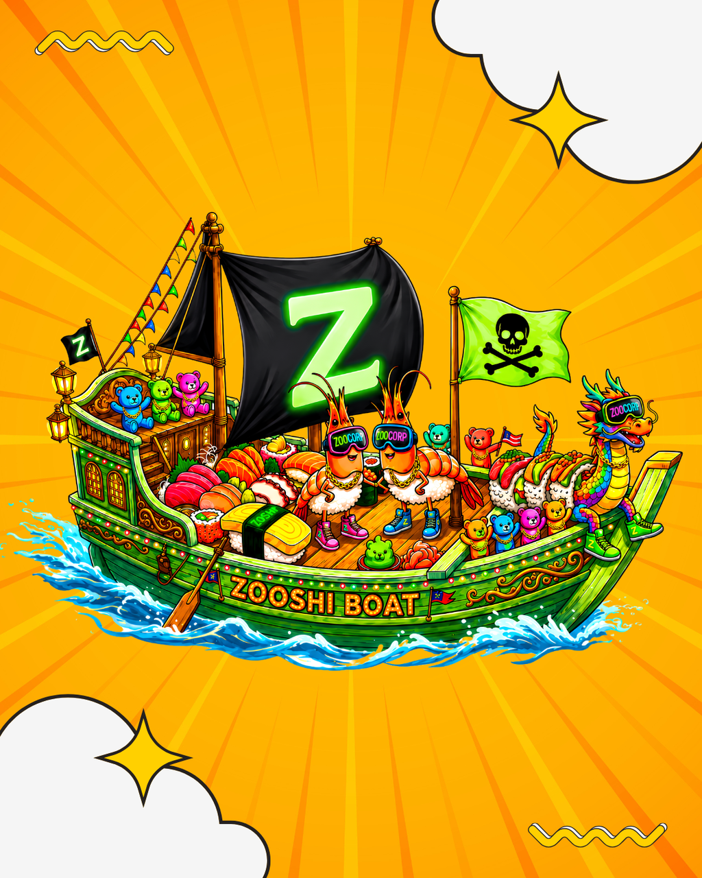 ZOOCORP PRESENTS - ZOOSUSHI BOAT