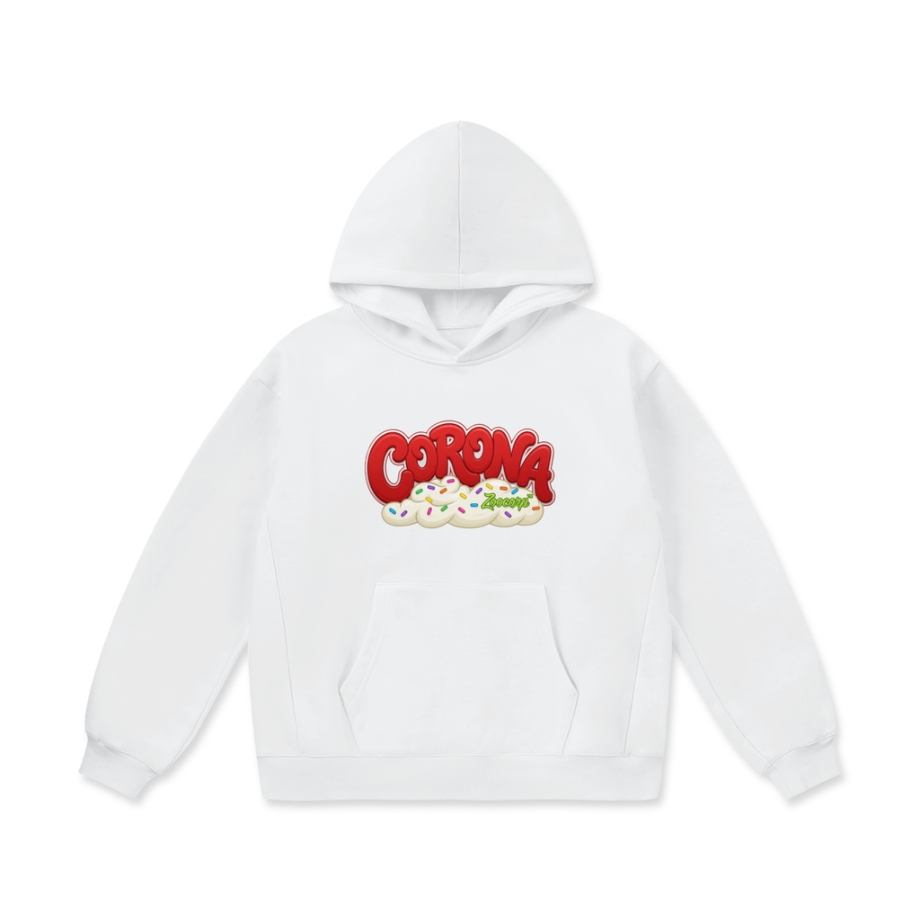 CORONA WHIPPED CREAM Oversize Heavyweight Fleece Hoodie