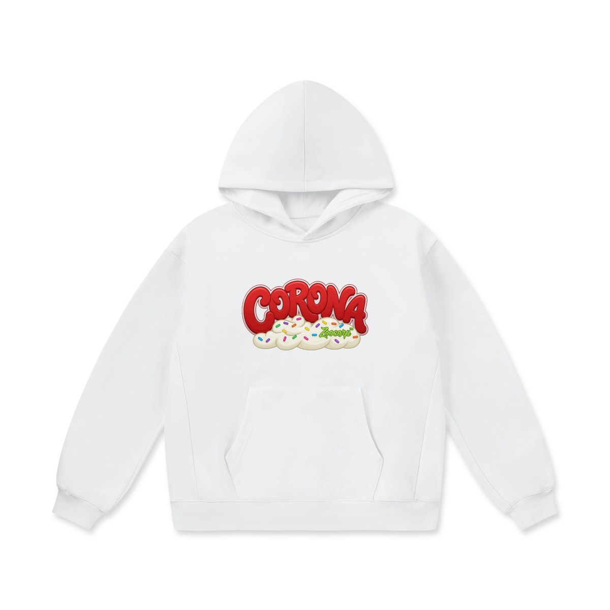 CORONA WHIPPED CREAM Oversize Heavyweight Fleece Hoodie