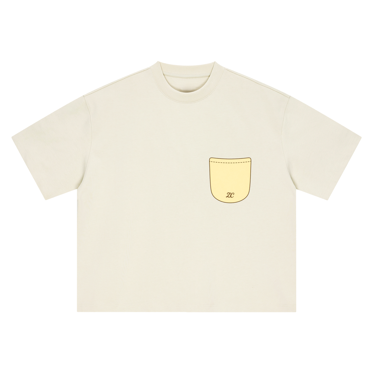 Boxy Oversized T-Shirt (no back)