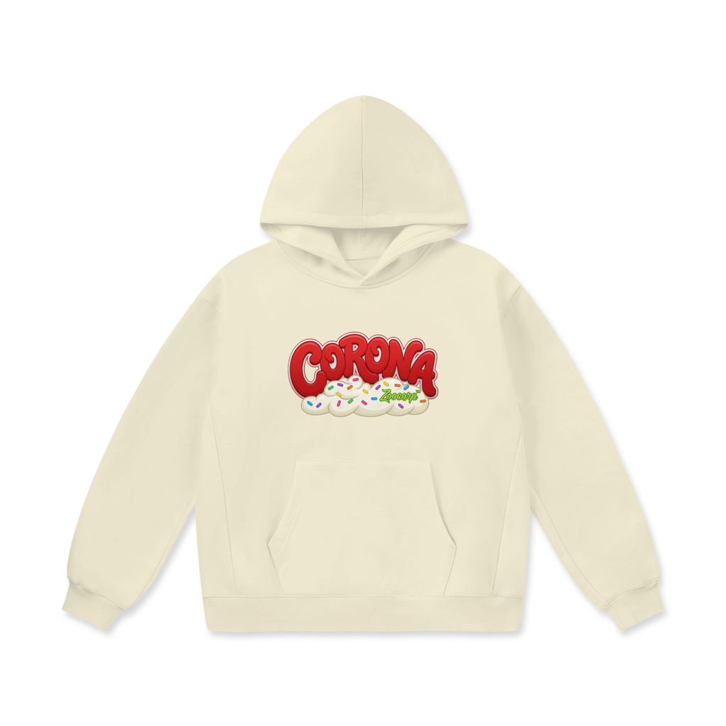 CORONA WHIPPED CREAM Oversize Heavyweight Fleece Hoodie