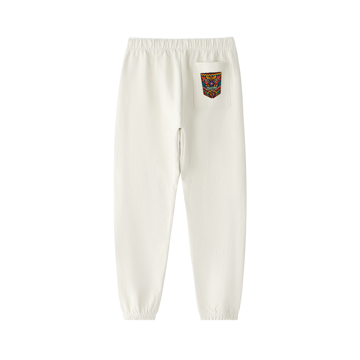EXTRA HEAVY SWEATPANTS (TRIBAL BACK #1)