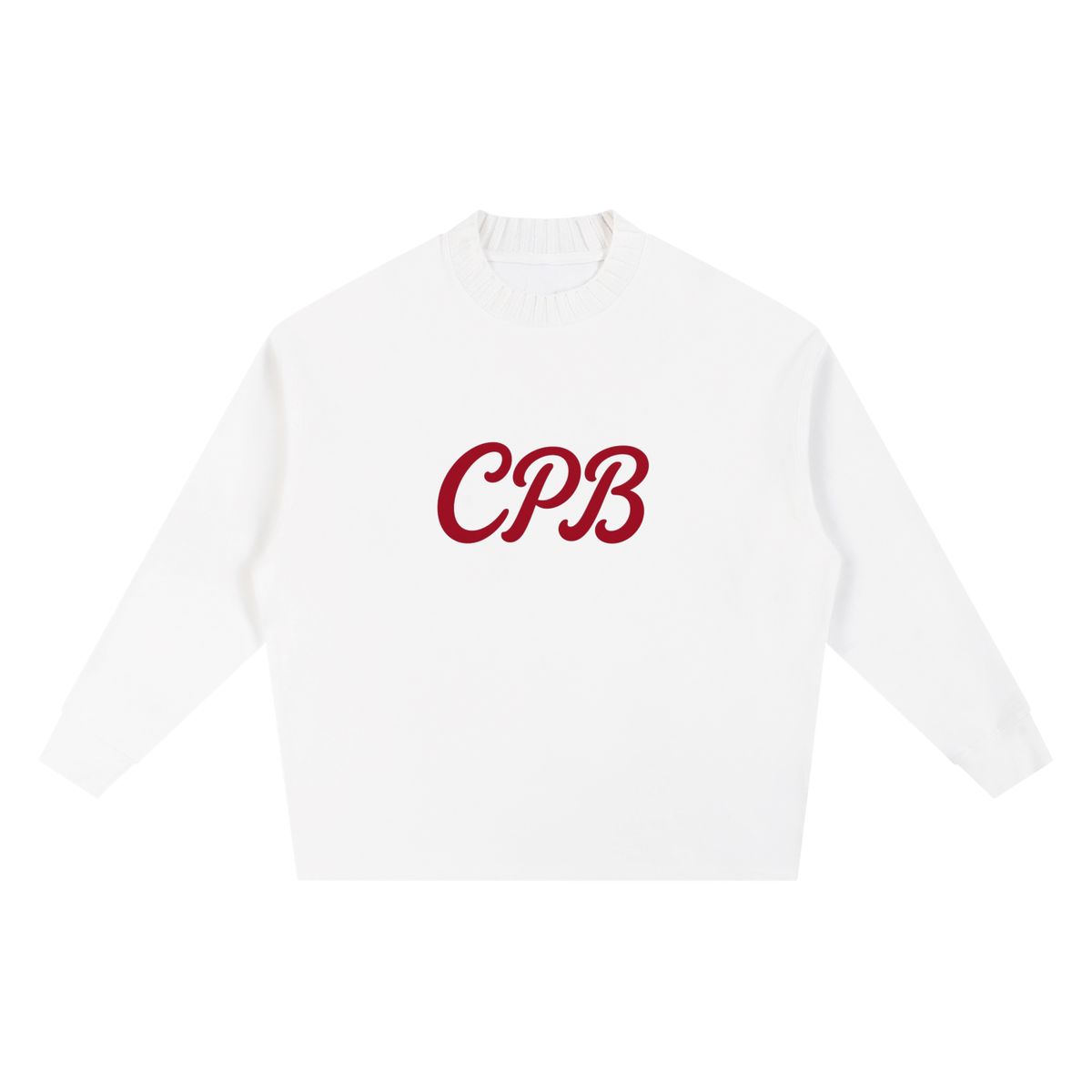 Knitted Round Neck Oversize Sweatshirt